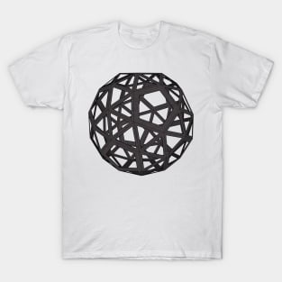 gmtrx lawal skeletal snub dodecahedron T-Shirt